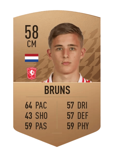 Max Bruns Common 58 OVR