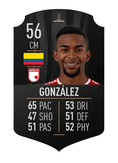 Jersson González CONMEBOL LIBERTADORES 56 OVR