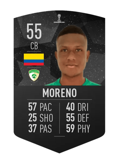 Joiner Moreno CONMEBOL SUDAMERICANA 55 OVR