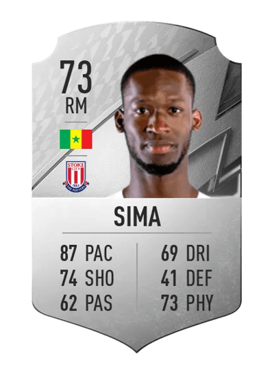Abdallah Sima Rare 73 OVR