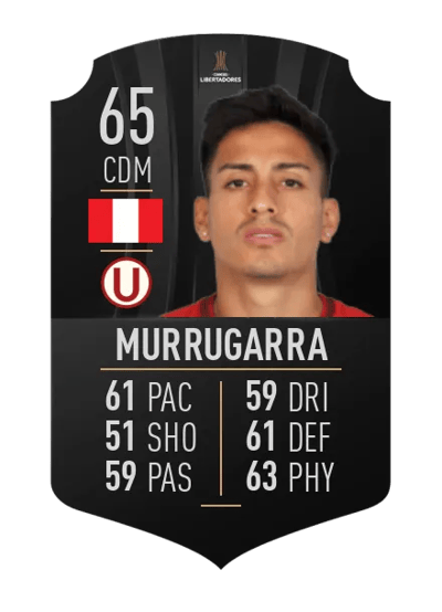 Jorge Murrugarra CONMEBOL LIBERTADORES 65 OVR