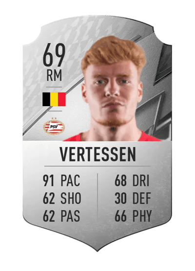 Yorbe Vertessen Rare 69 OVR