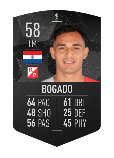 Walter Bogado CONMEBOL SUDAMERICANA 58 OVR