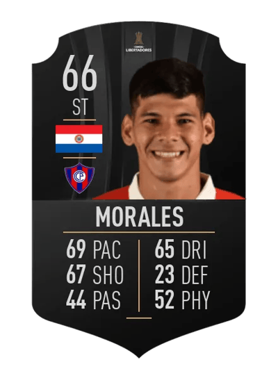 Robert Morales CONMEBOL LIBERTADORES 66 OVR