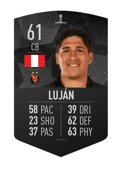 José Luján CONMEBOL SUDAMERICANA 61 OVR