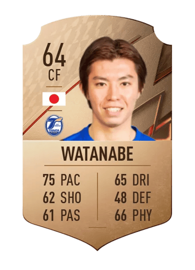 Arata Watanabe Rare 64 OVR