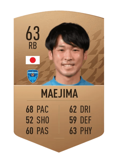 Yota Maejima Common 63 OVR