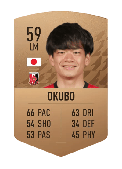 Tomoaki Okubo Common 59 OVR