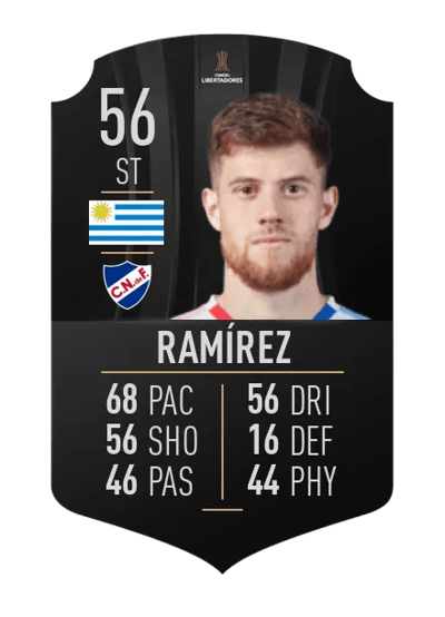 Santiago Ramírez CONMEBOL LIBERTADORES 56 OVR
