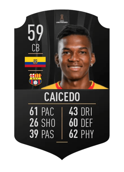 Bryan Caicedo CONMEBOL LIBERTADORES 59 OVR