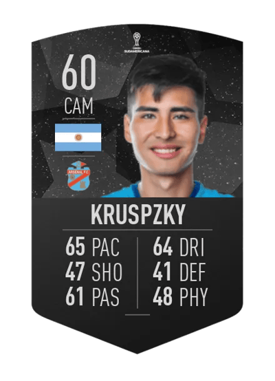 Facundo Kruspzky CONMEBOL SUDAMERICANA 60 OVR