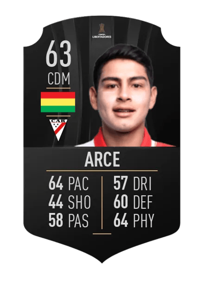 Santiago Arce CONMEBOL LIBERTADORES 63 OVR