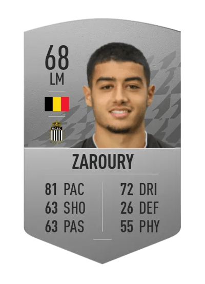 Anass Zaroury Common 68 OVR