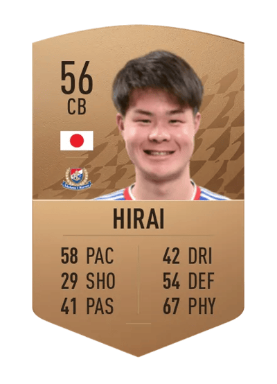 Shunsuke Hirai Common 56 OVR