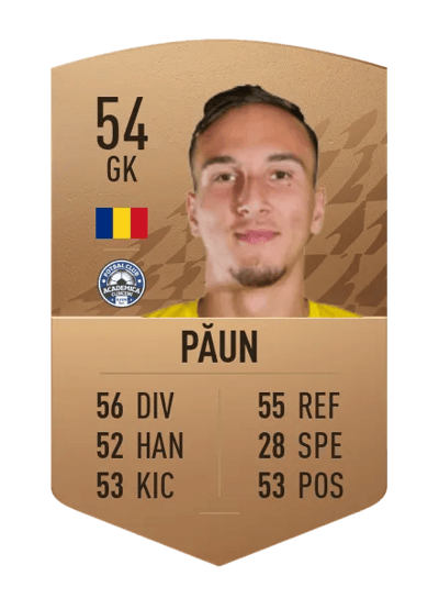 Aurelian Păun Common 54 OVR