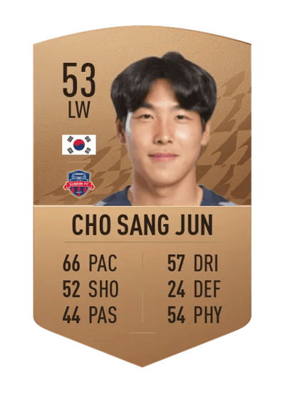 Cho Sang Jun Common 53 OVR