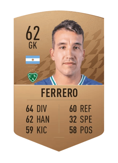 Facundo Ferrero Common 62 OVR