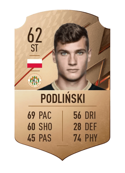 Karol Podliński Rare 62 OVR