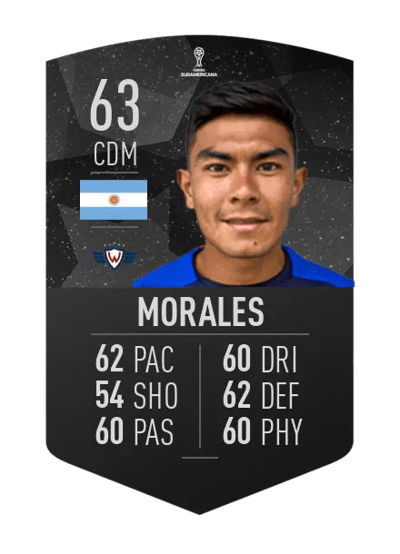 Rodrigo Morales CONMEBOL SUDAMERICANA 63 OVR
