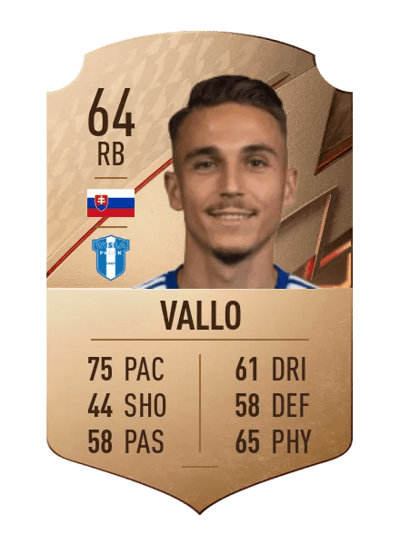 Kristián Vallo Rare 64 OVR