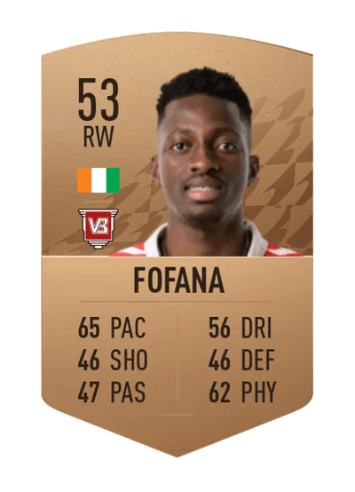 Adama Fofana Common 53 OVR