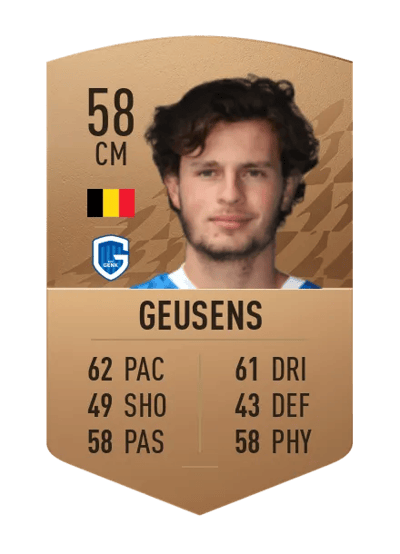 Jay-Dee Geusens Common 58 OVR