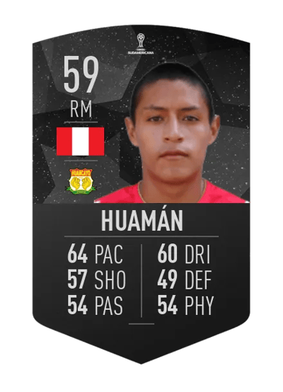 Marco Huamán CONMEBOL SUDAMERICANA 59 OVR