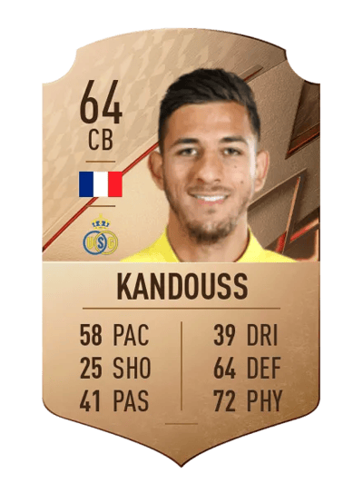 Ismaël Kandouss Rare 64 OVR