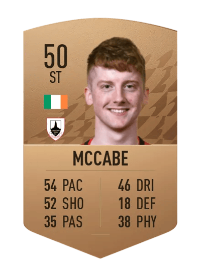 Aaron McCabe Common 50 OVR