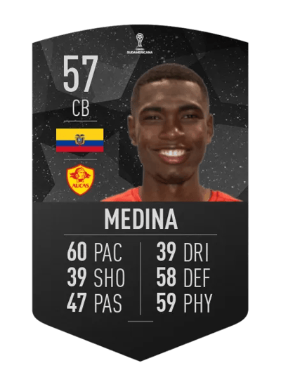 Carlos Medina CONMEBOL SUDAMERICANA 57 OVR