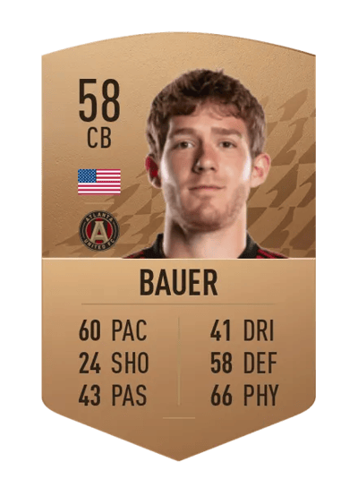 Josh Bauer Common 58 OVR