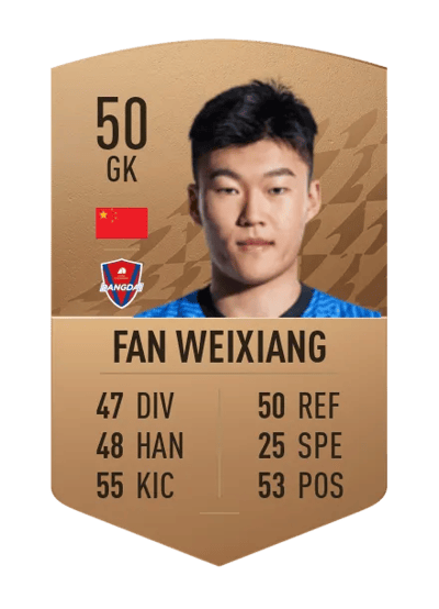 Fan Weixiang Common 50 OVR