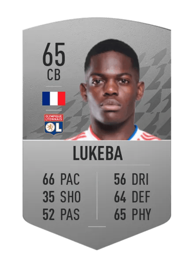 Castello Lukeba Common 65 OVR