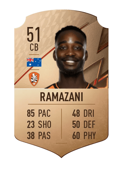 Hassan Ramazani Rare 51 OVR