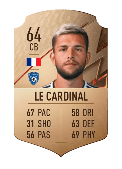 Julien Le Cardinal Rare 64 OVR