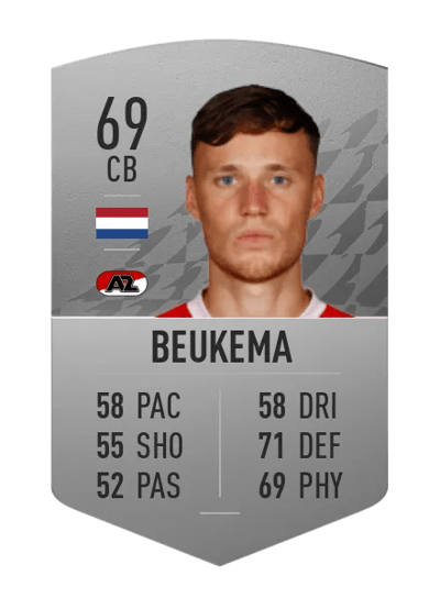 Sam Beukema Common 69 OVR
