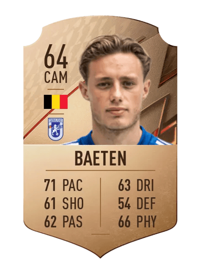 William Baeten Rare 64 OVR