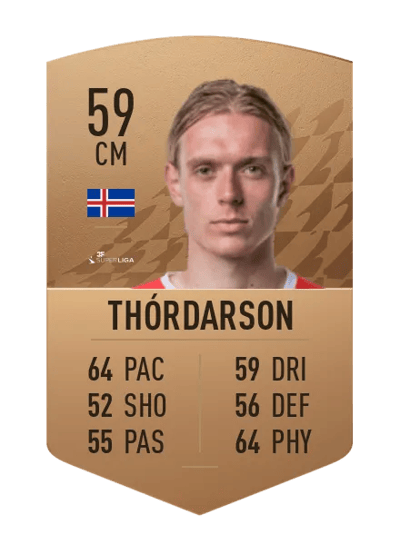 Stefán Teitur Thórdarson Common 59 OVR