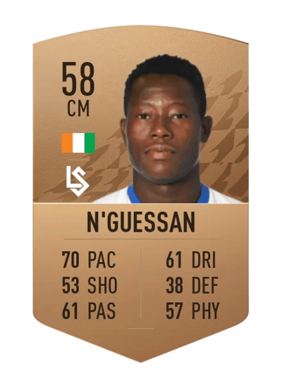 Jean N'Guessan Common 58 OVR