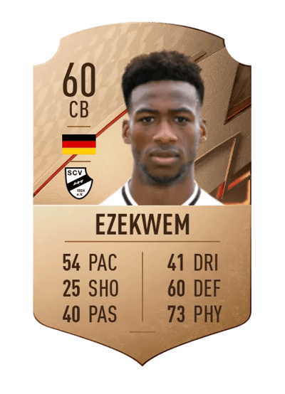Cottrell Ezekwem Rare 60 OVR