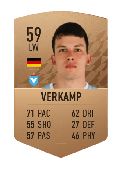 Pasqual Verkamp Common 59 OVR