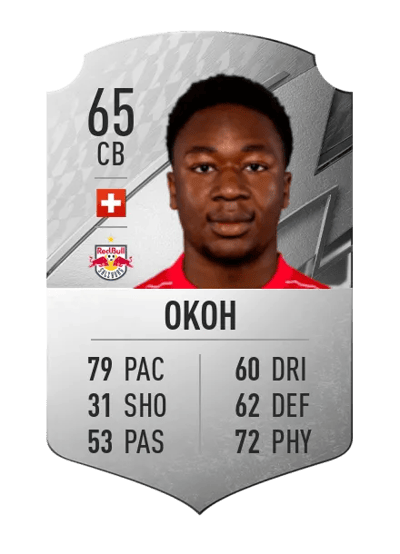 Bryan Okoh Rare 65 OVR