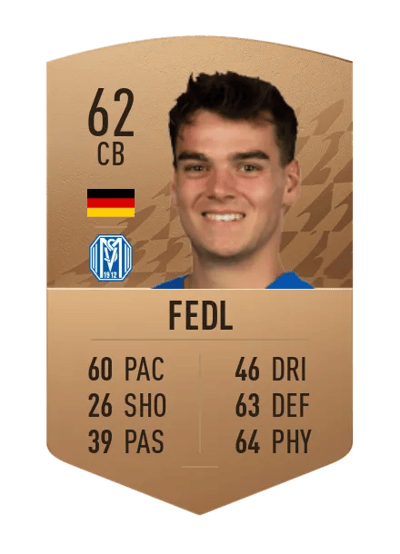 Jonas Fedl Common 62 OVR