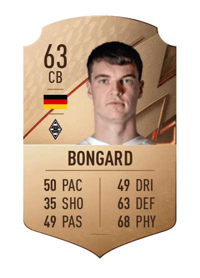 Jordi Bongard Rare 63 OVR