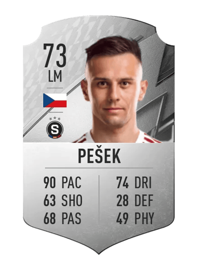 Jakub Pešek Rare 73 OVR