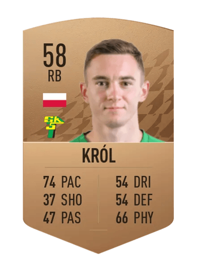 Michał Król Common 58 OVR