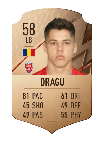 Andrei Dragu Rare 58 OVR