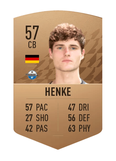 Justus Henke Common 57 OVR
