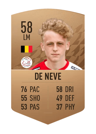 Dion De Neve Common 58 OVR