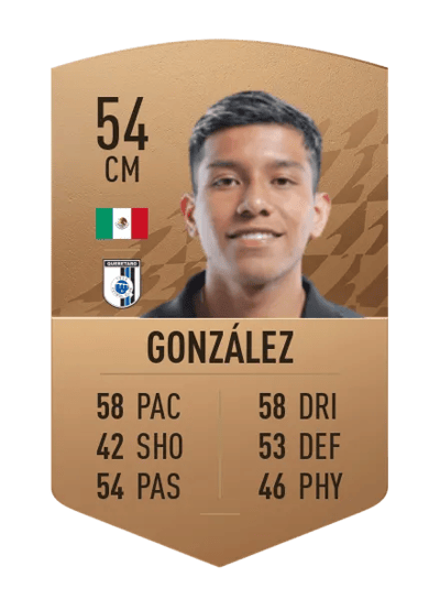Ronaldo González Common 54 OVR